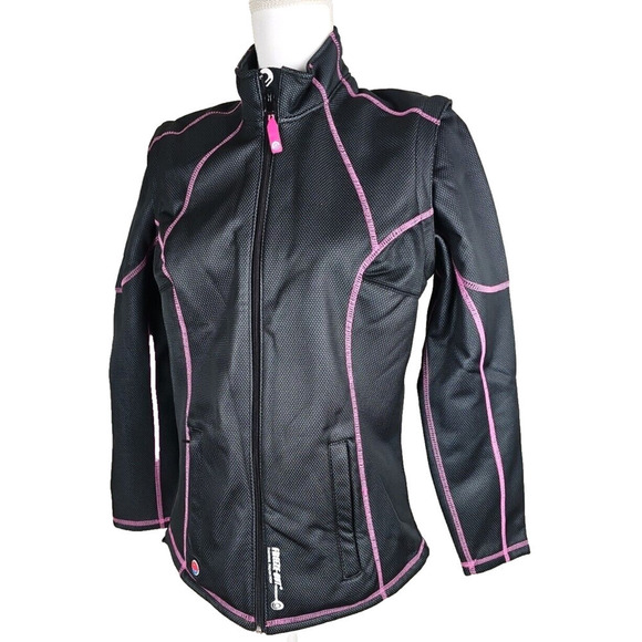 Freeze Out ~Woman M/L~ Black/Pink Thermal Protection Outdoor Jacket(M)+Pants (L) - Picture 4 of 14